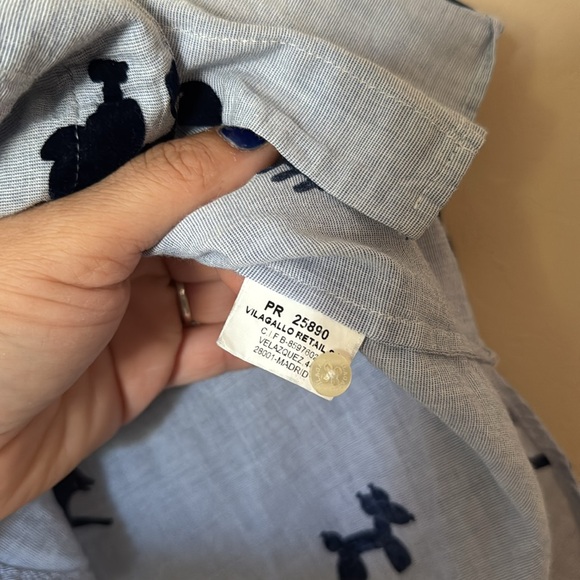 Vilagallo Fun Velvet Print Top - Picture 7 of 10